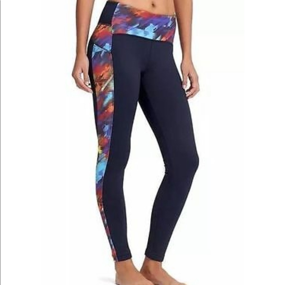 Athleta fleece leggings with zipper pocket! Size S